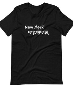 New York City Upside Down Manhattan 1 Light Theme Short-Sleeve Unisex T-Shirt